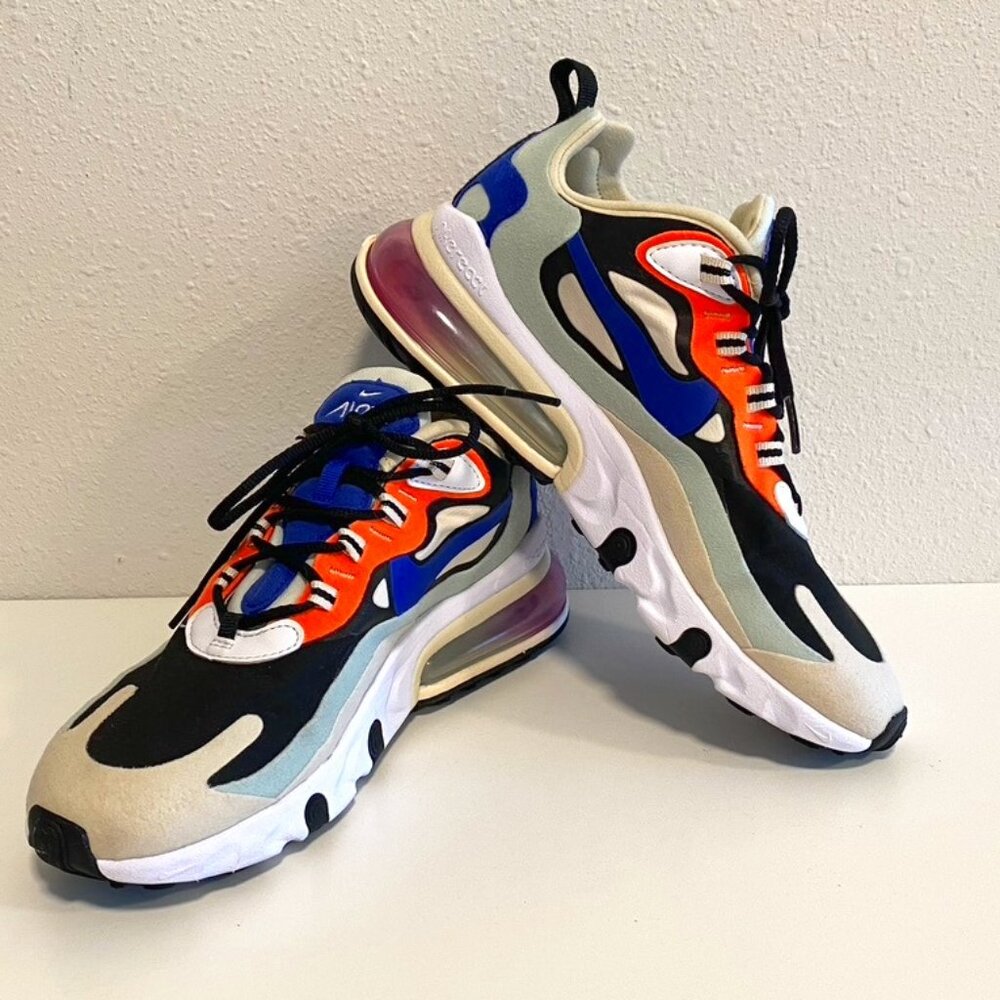 Nike Air Max 270 React Sneakers In Fossil Hyper B… - image 1